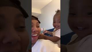 Little Girl Giving Her Mother a Massage