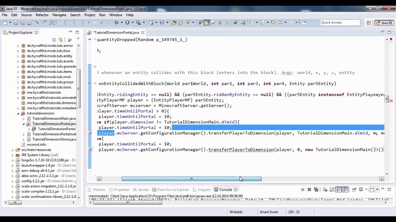 Dimensionen #2 - Minecraft Forge Mods Programmieren - YouTube