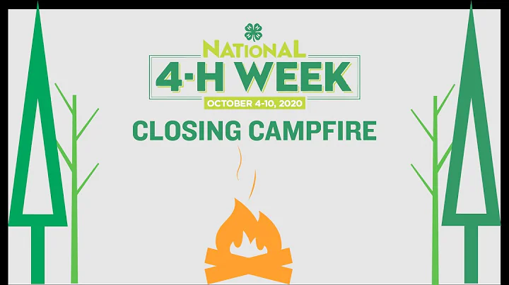 National 4-H Week Closing Campfire