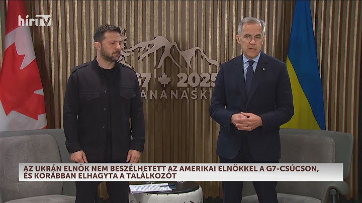 Láncreakció - Az ukrán elnök nem találkozhatott Donald Trumppal a G7-csúcson - HírTV