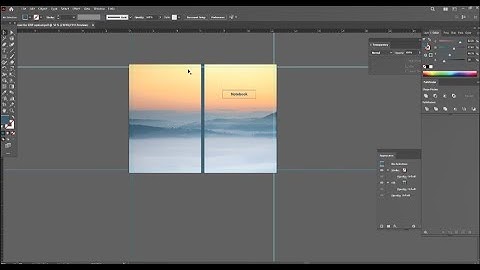 Amazon KDP book cover design in Illustrator | Adobe Illustrator | How to design KDP Notebook cover