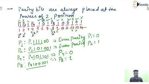 Hamming Code Explained: Error Correction in Computer Networks | GATE | COMPUTER SCIENCE ENGINEERING