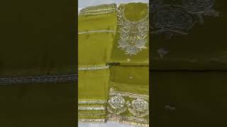 💚 Elegant Olive Green Suit Set✨Nazakat, grace aur premium embroidery ka perfect combination. 🌿#suit