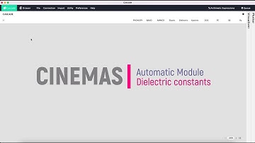CINEMAS automatic module: Compute Dielectric constants by starting with just a structure file