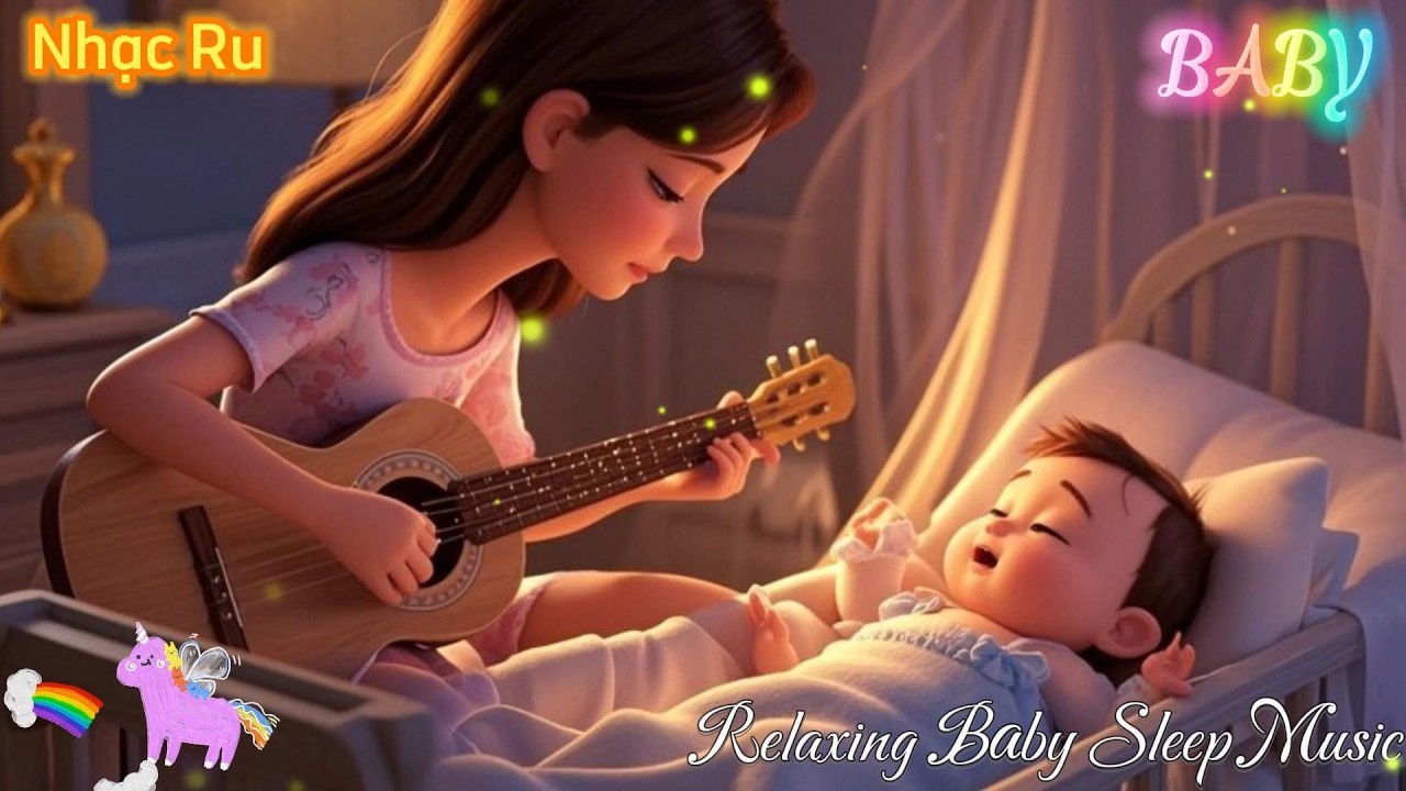 Mẹ Hát Ru Con Ngủ Bình Yên Đêm Mưa 🌸 Bài Hát Ru Bé Ngủ Hay Nhất Năm 2025 🌟 Baby Sleep Music Bebé 💖