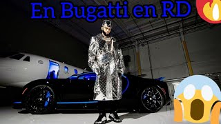 Señores el @ElAlfaElJefeTV hace historia trajo a RD el Bugatti & se va a casar también 😱