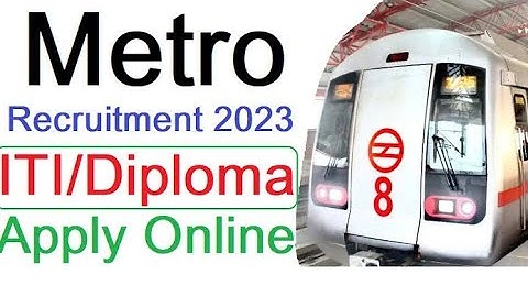 Metro Recruitment 2023 ITI, Diploma Pass Apply Online #iti #metro #rail @kapilcits