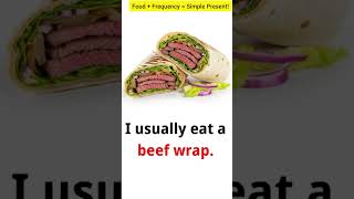 What Do You Usually Eat? 🍔 #dailyenglish #FoodEnglish #LearnEnglish