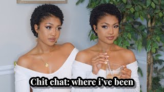 CHIT CHAT LIFE UPDATE:  2ND BIG CHOP + CAR ACCIDENT + FEELING FUNKY | DisisReyRey