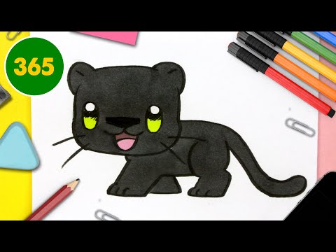 Video: Come Si Disegna Una Pantera