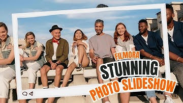 Simple Photo Slideshow With Crop Effect- Filmora Photo slideshow - Filmora 13 Tutorial