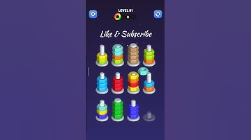 Nut Sort Puzzle Gameplay | Can You Beat This Level? 🔥 | FunLogic #ytshorts #puzzlegame #funlogic