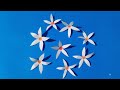 How to make craft flower / small paper flower easy / Flower making vedio