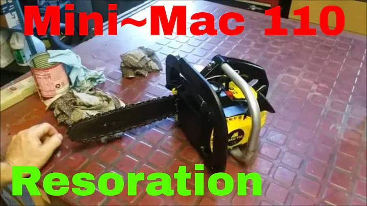 Vintage Mcculloch mac 110 Restoration - Found Dead...