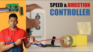 Wireless DC Motor Speed & Direction Controller Chip | DIY DC Motor Controller - House of Electronics