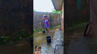 Washing Clothes In The Rain Vlog