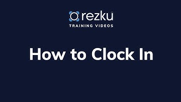 How to clock in | Rezku POS Training
