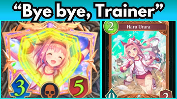 Haru Urara says: "Bye Bye!" (Umamusume: Pretty Derby x Shadowverse: Worlds Beyond Collab Event)