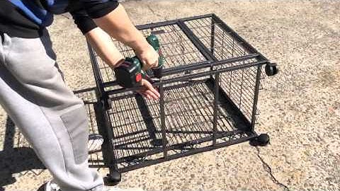 Setup Demonstration for VEBO Metal Tube Pet Cage (PCR218)