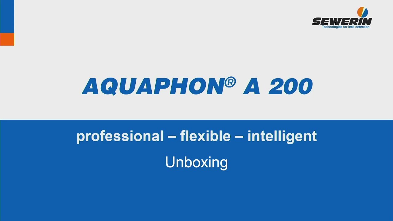 Sewerin - Geofone - A 200 - Unboxing - O melhor - Detecção de vazamento