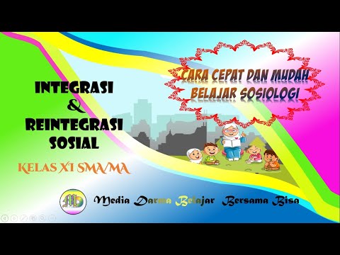 Cara Mudah Belajar Pelajaran Sosiologi || Integrasi dan Reintegrasi Sosial Kelas XI