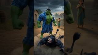 सुंदरी के प्यार में हल्कू 😍 | Funny AI Desi Love Story #Shorts #hulk #viral #hulkstory #shortsfeed