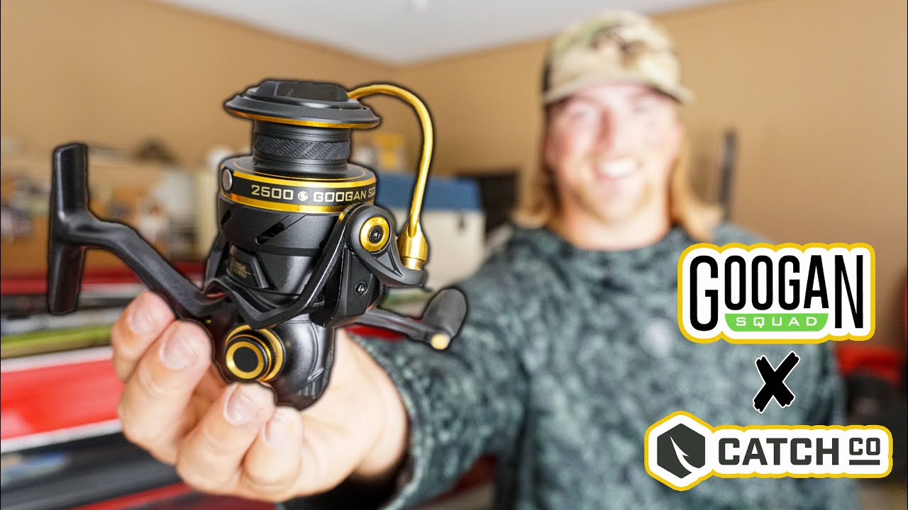 NEW Googan Squad SPINNING REEL - Googan Gold & Green Series Review 