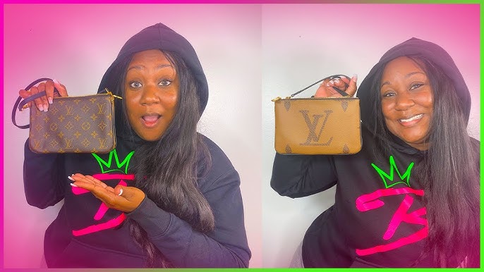 Unboxing Louis Vuitton Double Phone Pouch Monogram Shadow Leather ❤️  #louisvuitton 