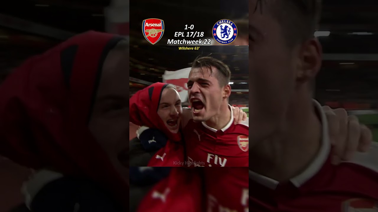 Arsenal vs Chelsea EPL 17/18 ⚽