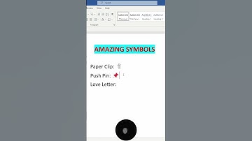 Amazing MS Word Symbols | Alt X Codes | #shorts #wepptutorials #mswordtipsandtricks #learnmsword
