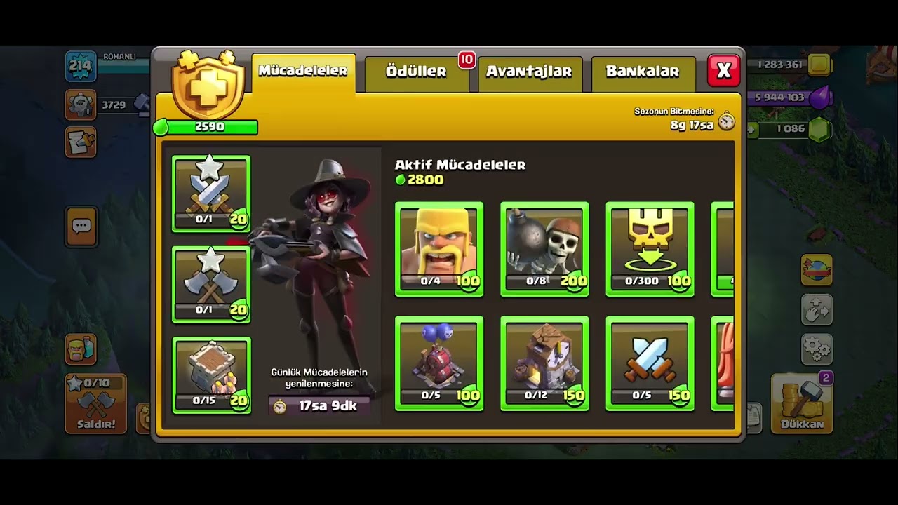 215 SV CLASH OF CLANS HESABI / DEMİRCİ DETAYLI ! videosu