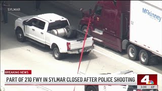 210 Freeway closed for police shooting investigation