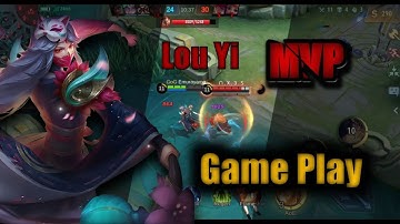 Lou Yi 2x stun Damage Unstoppable!Best build Top 1Global 2022-Mobile legends