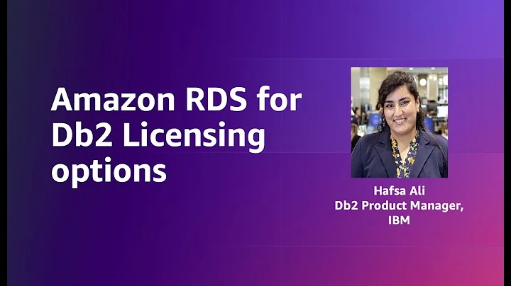 Amazon RDS for Db2 Licensing Options | Amazon Web Services