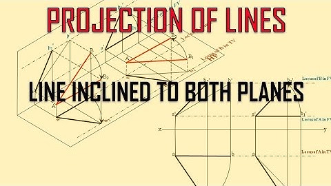Line Inclined to both HP and VP projection of lines 💯 #viral #shorts