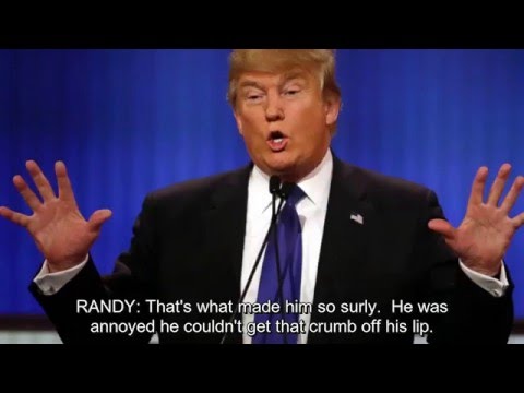 Trump on Ted Cruz's Lip Crumb & Tiny Baby Marco Rubio