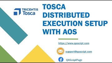 Tosca Tutorial | Lesson 152 - Tosca Distributed Execution Setup with AOS | DEX Agents| Test Events |