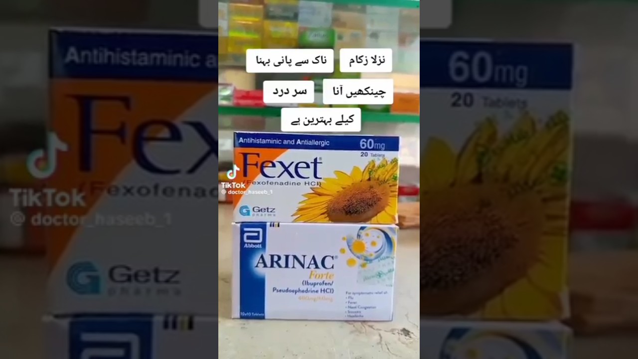 Benefits of Fexet and Arinac forte  Tablet 