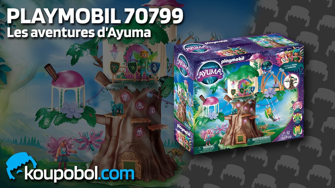 PLAYMOBIL Adventures of Ayuma Arbre magique des fées - 70799