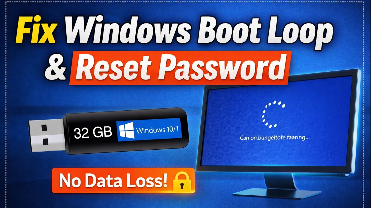 How to Fix Windows 10/11 Boot Loop When Resetting Password (Without ...