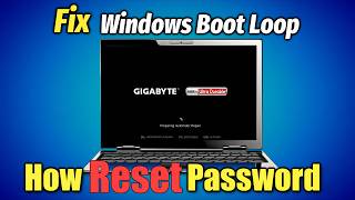 Fix Windows 10/11 Boot Loop After "regedit" | How to Reset Your Password Successfully (No Data Loss)