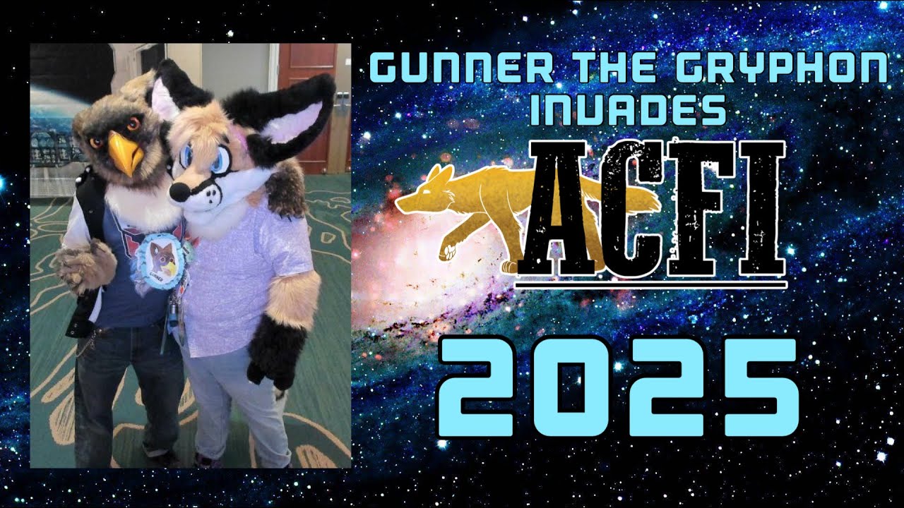 Gunner The Gryphon Invades Alamo City Furry Invasion 2025 - Fuzzballs: The Furcon