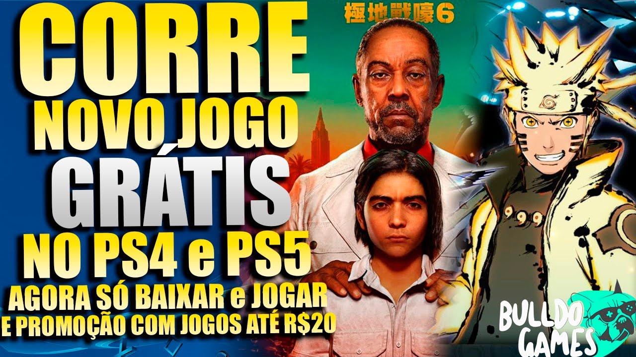 CORRE !!! NOVO JOGO GRÁTIS NO PS4 AGORA !!! SÓ BAIXAR e JOGAR !! E