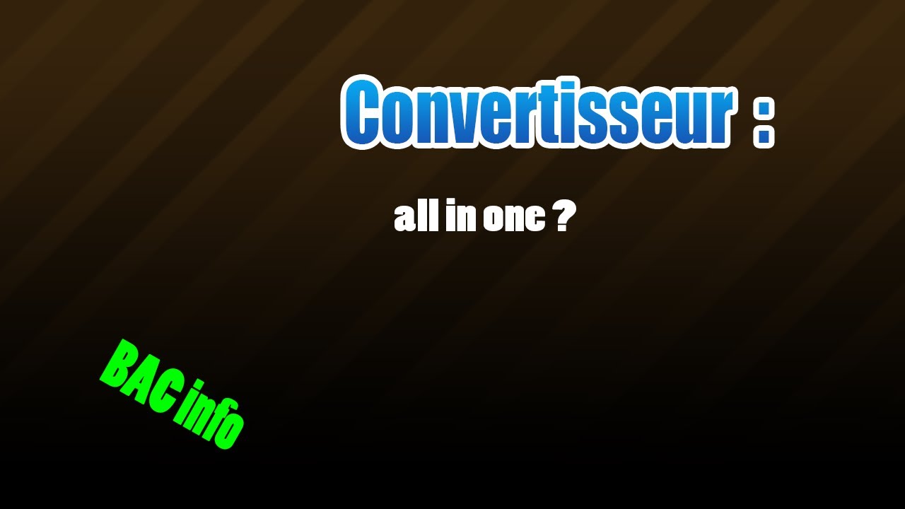 convertisseur