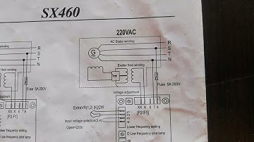 AVR SX460 circuit diagram | AVR | sx460 avr | electrical professional