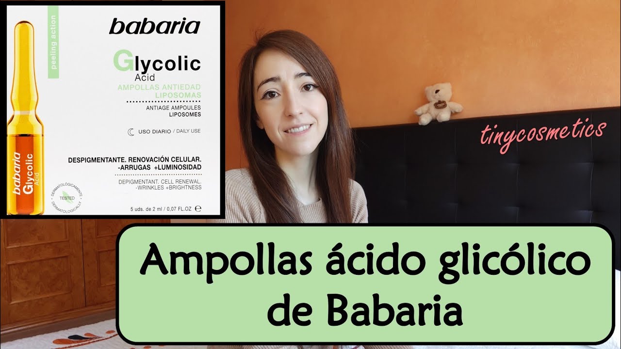 Cosmética LOW COST Babaria ampollas antiarrugas con ácido glicólico