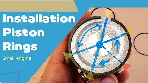 Piston Rings Installation /  How to Install Piston Rings  #small_engine #reparing_show