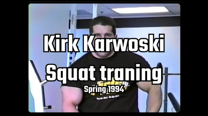 Kirk Karwoski | Squat traning in 1994