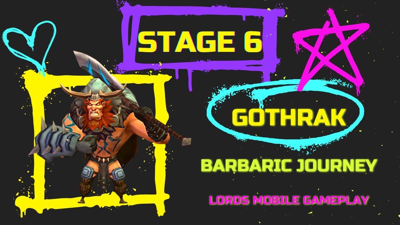 Limited Challenge: Barbarian Gothrak - Stage 6 (Auto Mode)