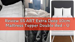Review SS ART Extra Deep 10cm Mattress Topper Double Bed - Ultra Soft Quilted Mattresses Toppers - 1 screenshot 3